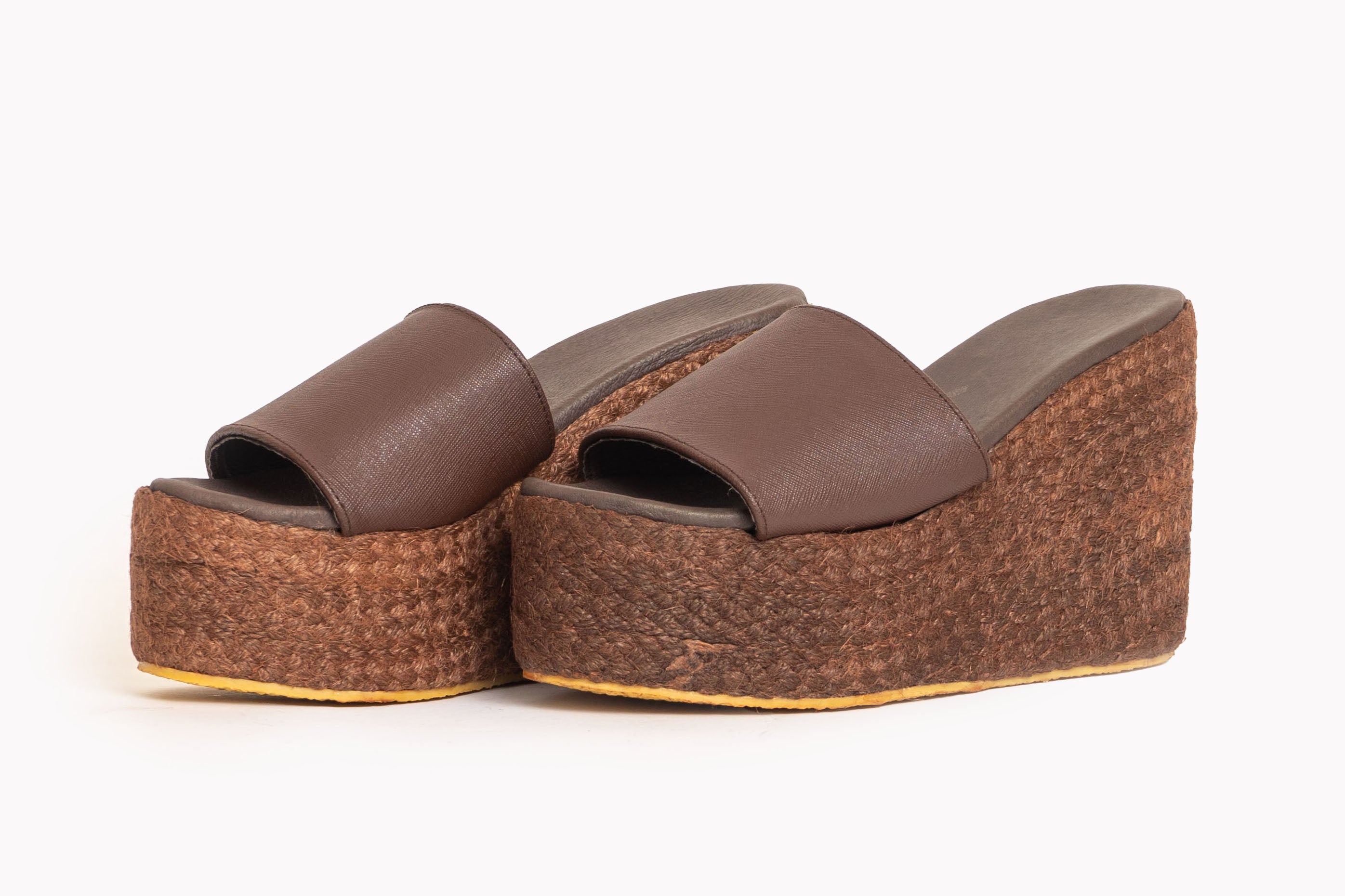 Brown High Espadrille
