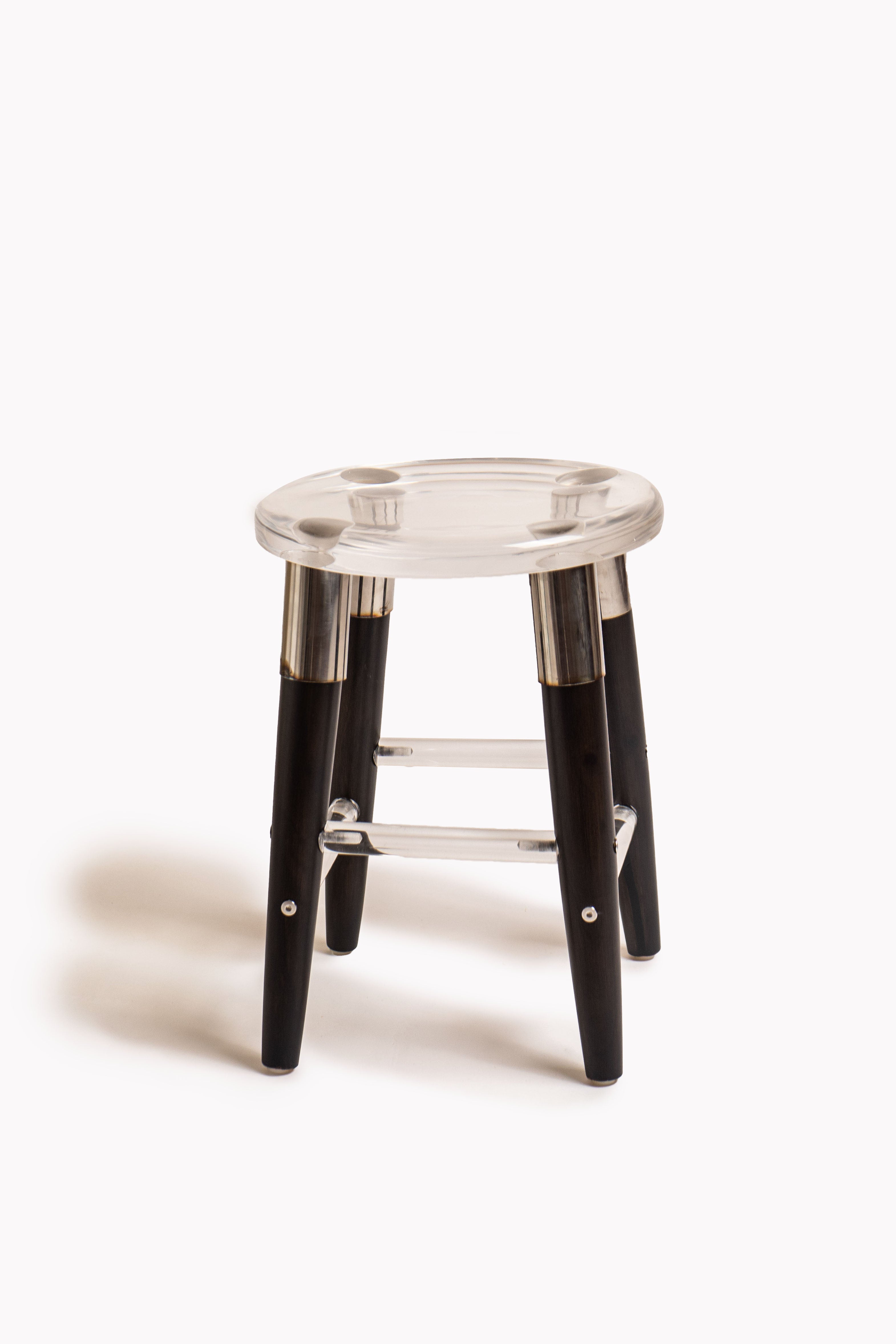 Timber and Luxite Stool